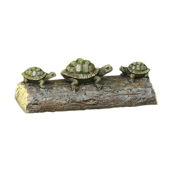 Tainini Polyresin Tortoise Statue, Garden Statues, Outdoor Statues, Garden Ornaments, Yard Statue for Home and Fairy Garden Decor