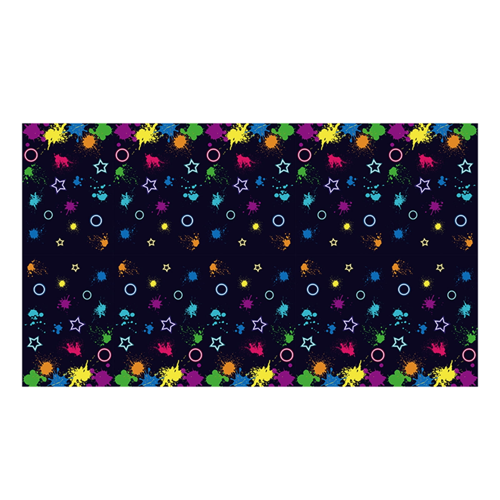 Neon Plastic Tafelkleed voor Blacklight Neon Plastic Tafelkleed voor Blacklight