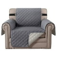 thumbnail image 1 of Tainini Washable Polyester Recliner Chair Cover, Gray, 1 of 8
