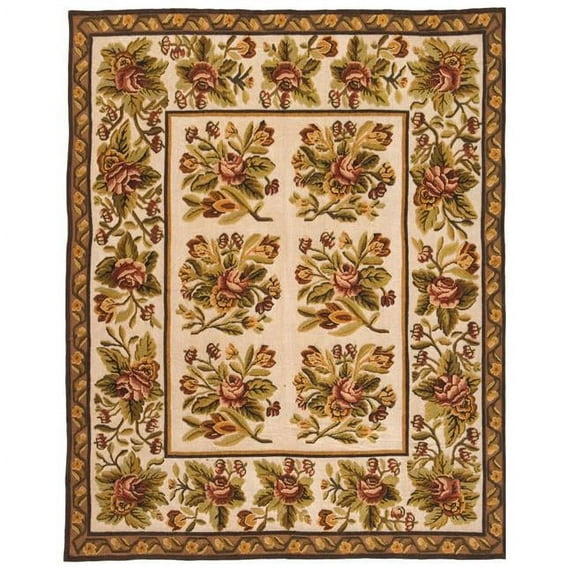 Taipe Flat Woven Area Rug - Rose - 6 x 9 ft.