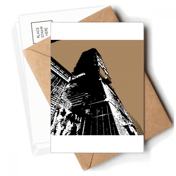 Taipei 101 Building China National Postcards Envelopes Blank Note Cards Mailing