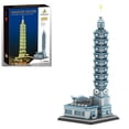 thumbnail image 1 of Taipei 101 World Financial Center Micro Mini Diamond Block Model Building Set 2542 Pcs, 1 of 2