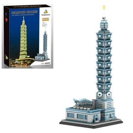 Taipei 101 World Financial Center Micro Mini Diamond Block Model Building Set 2542 Pcs
