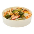 thumbnail image 1 of Taipei 33 oz Round Poplar Large Container - 6 3/4" x 6 3/4" x 1 3/4" - 100 count box, 1 of 3