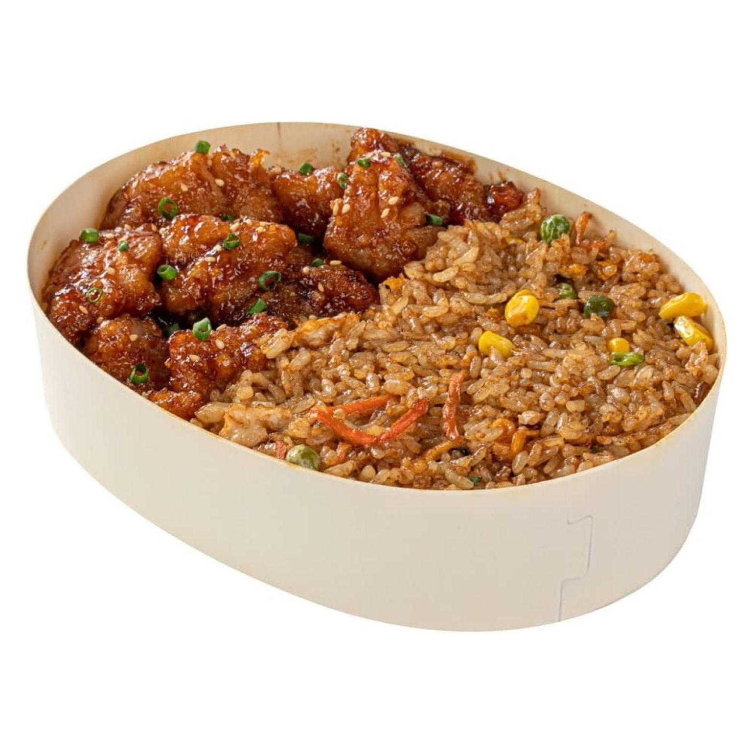 Taipei 38 Ounce Food Containers 100 Oval Wooden Bento Boxes Lids Sold