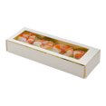 thumbnail image 1 of Taipei 9 oz Rectangle Poplar Container - with Window Flap Lid - 100 count box, 1 of 3
