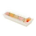 thumbnail image 1 of Taipei Clear Plastic Lid - Fits Rectangle Poplar Long Flare Container - 100 count box, 1 of 3