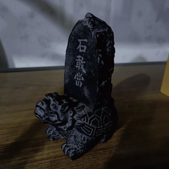 Taishan Stone Feng Shui Protection Statue Natural Stone Decor for Home Outdoor Corner Placement