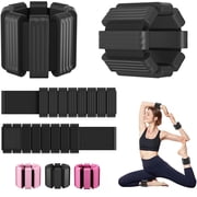 TaitWay 2Pcs Ankle & Wrist Weights Set, Adjustable Wrist Weight Bracelets, Fitness Essential, 2Lb/1Pair