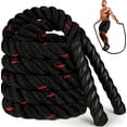 thumbnail image 1 of TaitWay 2.8lb 5lb Adult Anti-Slip Weighted Jump Rope, Heavy Skipping Rope, Black, 1 of 9