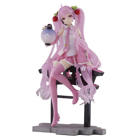Taito Hatsune Miku (Sakura Lantern Ver.) AMP+ Figure, 7 Tall
