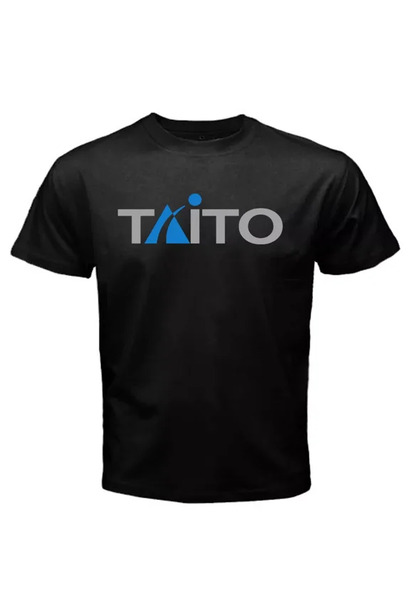 Taito Retro Gaming Men Black Graphic Design Everyday T-Shirt