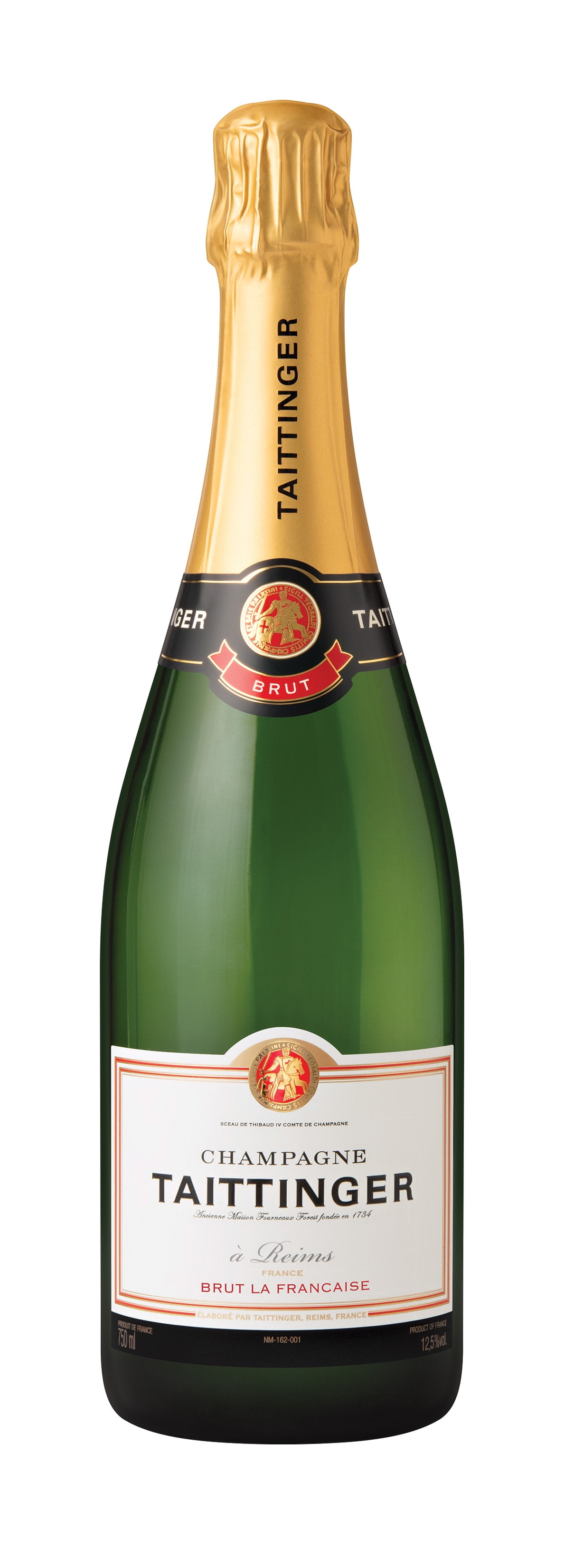 Taittinger Brut La Francaise Sparkling Wine France, 750 ml Bottle, 12% ABV