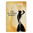 thumbnail image 1 of The Taittinger Moment - Champagne Advertisement featuring actress Grace Kelly - Vintage Advertising Poster by Patrick Arlet c.1988 - 8 x 12 inch Vintage Wood Art Sign, 1 of 4