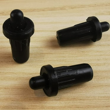 Taituoti 10Pcs Spring Loaded Replacement Pins For Door And Shutter Louver Repair Pin,Abs Black-10Pcs