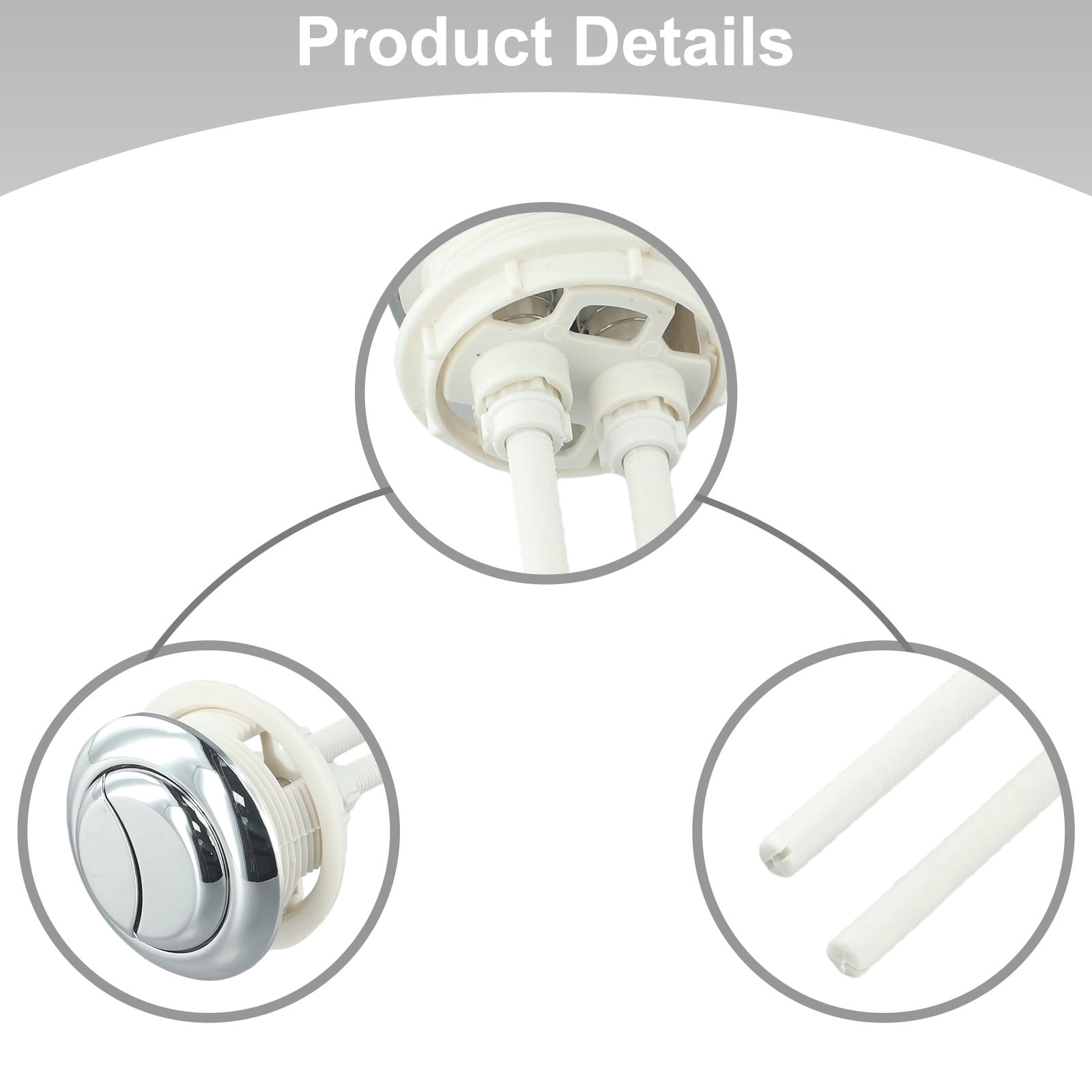 Taituoti 38/48/58Mm Dual Push Button Flush Toilet Water Tank Double ...