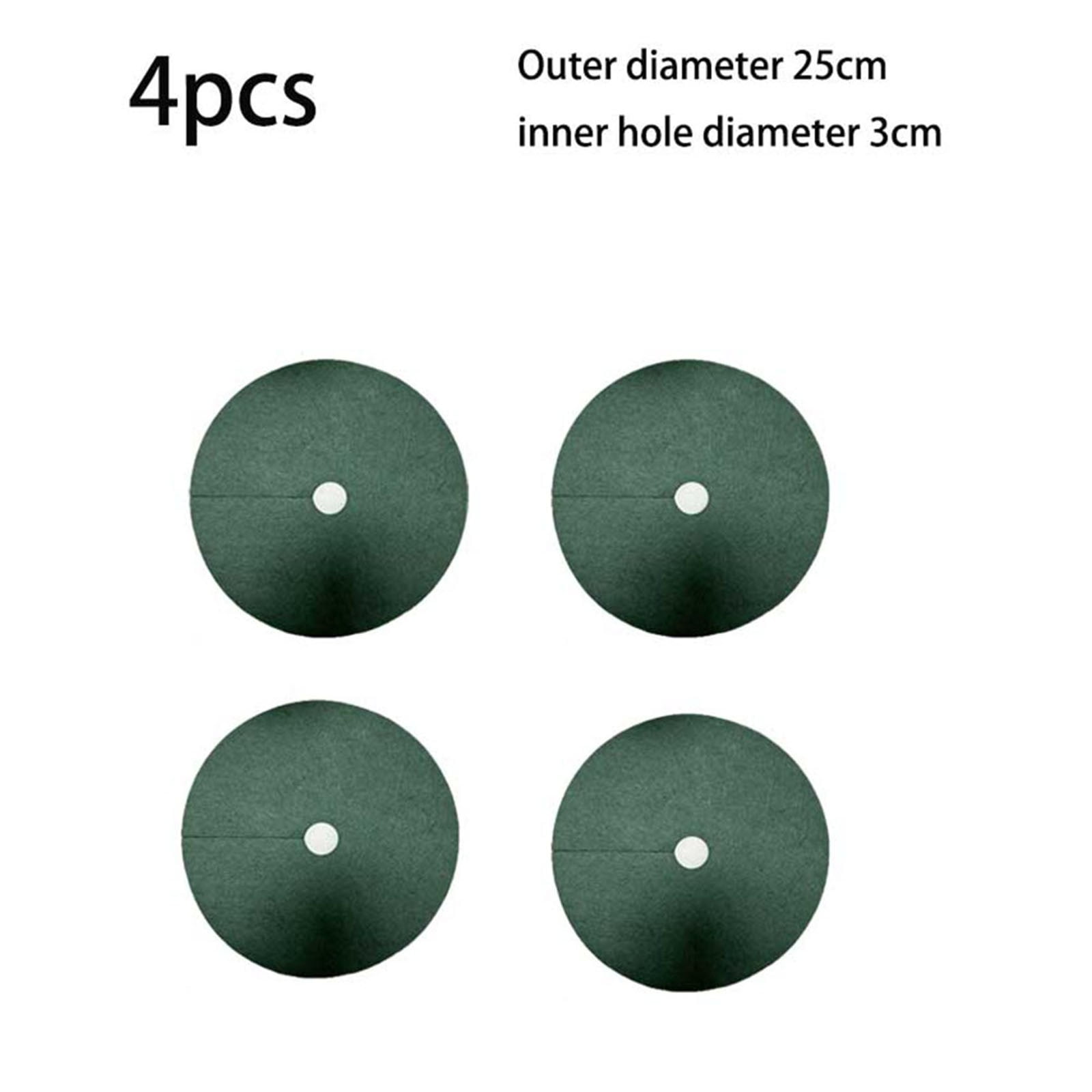 Taituoti 4Pcs Mulch Ring Tree Shading Mats 15-82Cm Disc Shrub Tree ...