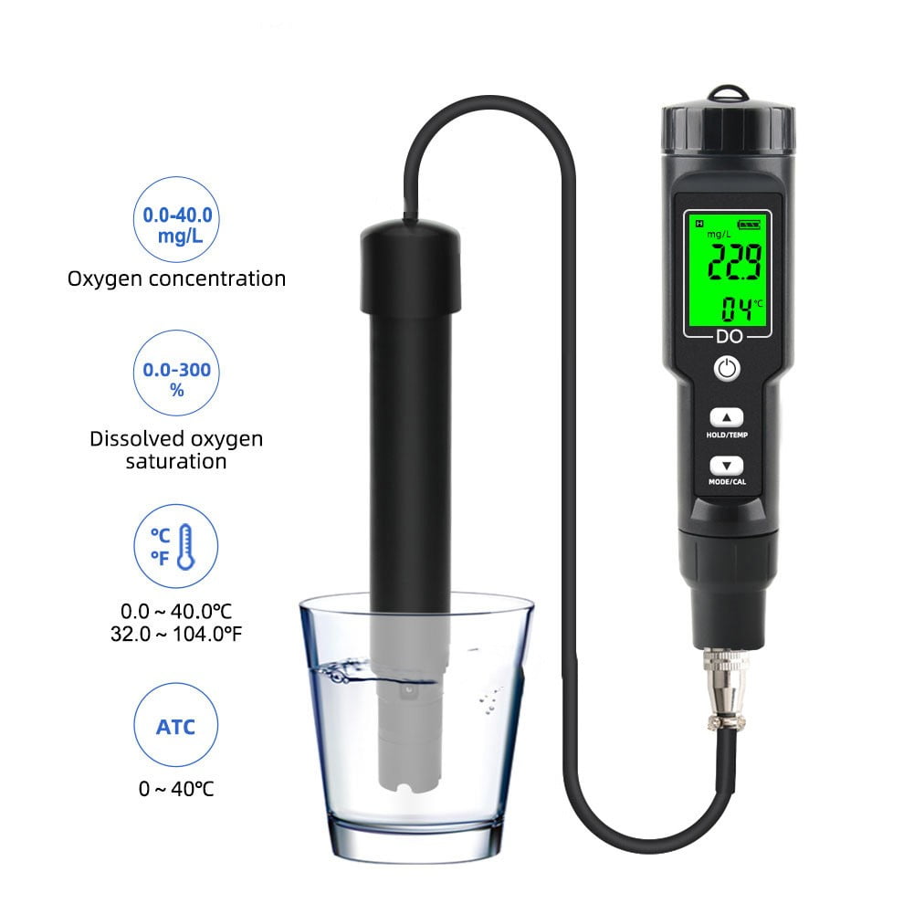 Taituoti Dissolved Oxygen Meter: Accurate Testing For Pools Aquariums ...