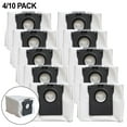 10 Pack Replacement Dust Bags For Mova P10/P50/S20 Ultra Robot Vacuum - Compatible With Self-Empty Station
