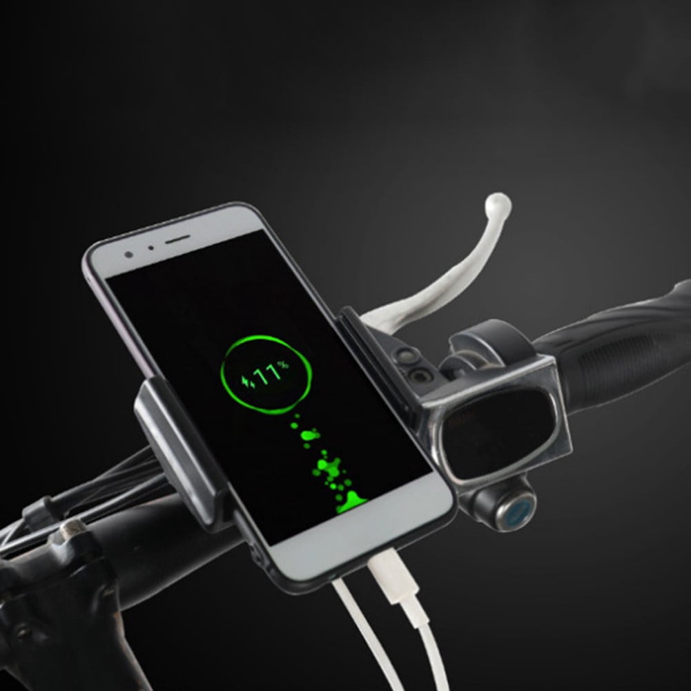 Taituoti Electric Bicycle Ebike Mobile Phone Charging Mount 2 In1 Car Charger With 2A 48V