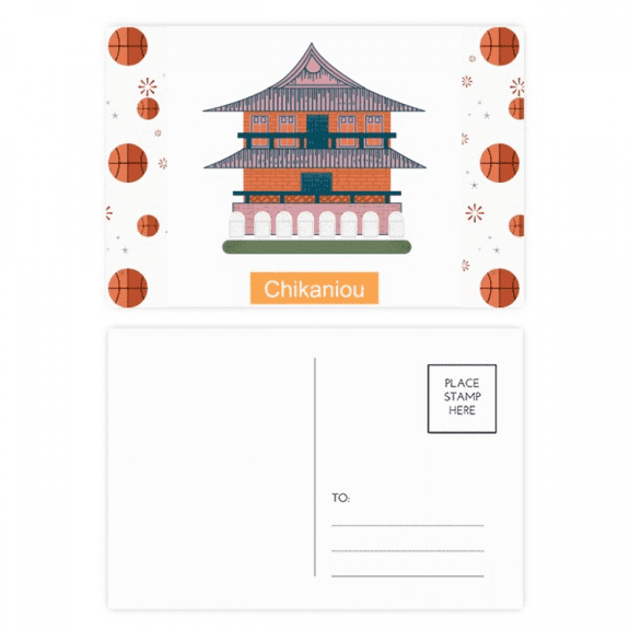Taiwan Attractions Chikaniou Travel Basketball Postcard Set Thanks Card Mailing Side 20pcs
