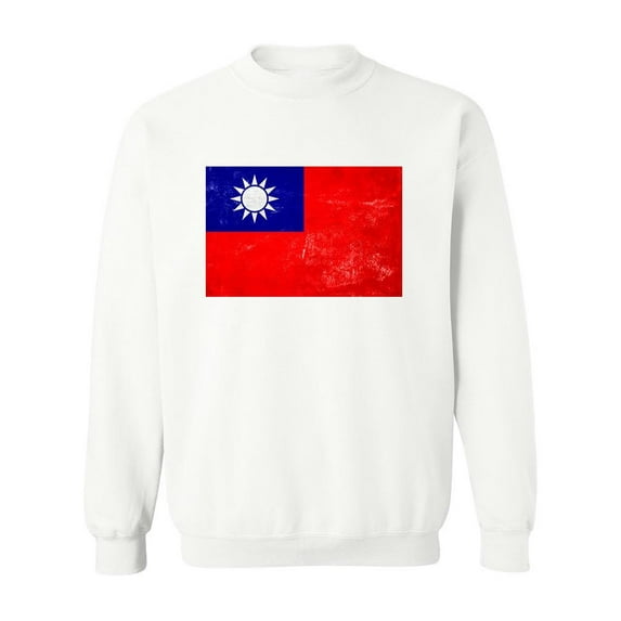 Taiwan Flag Design. Sweatshirt Men -Image by Shutterstock, Male 3X-Large