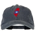 thumbnail image 1 of Taiwan Flag Map Embroidered Washed Cotton Twill Cap - Navy OSFM, 1 of 5