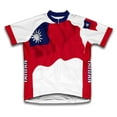 thumbnail image 1 of Taiwan Flag Short Sleeve Cycling Jersey  for Men - Size 3XL, 1 of 3