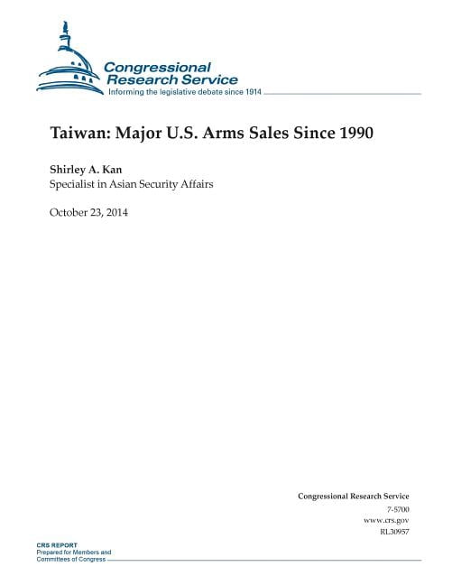 Taiwan : Major U.S. Arms Sales Since 1990