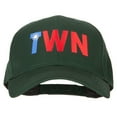 thumbnail image 1 of Taiwan TWN Flag Embroidered Solid Cotton Pro Style Cap - Dk Green OSFM, 1 of 5