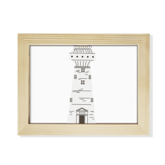 Taiwan Travel Eluanbi Lighthouse China Desktop Photo Frame Picture Art Decoration Painting 6x8 inch