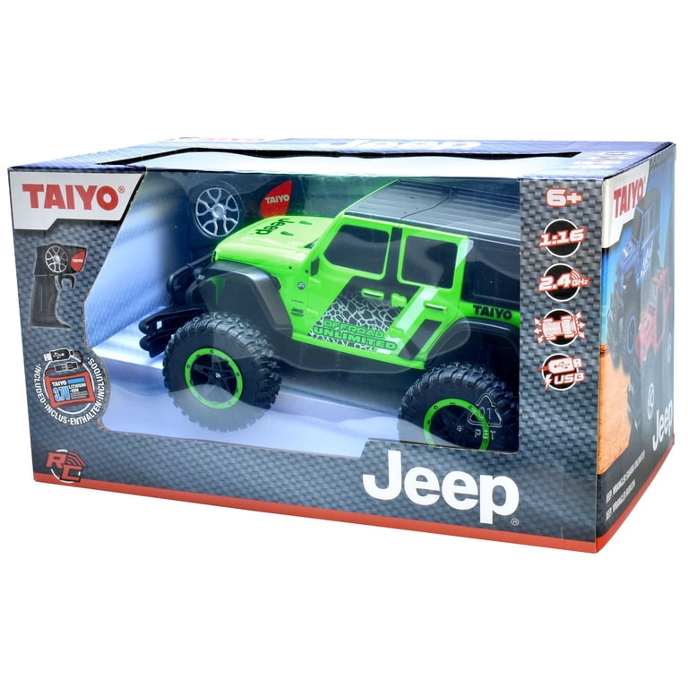 Taiyo: Jeep Wrangler Sahara Unlimited 1:16 Scale R/C Vehicle in