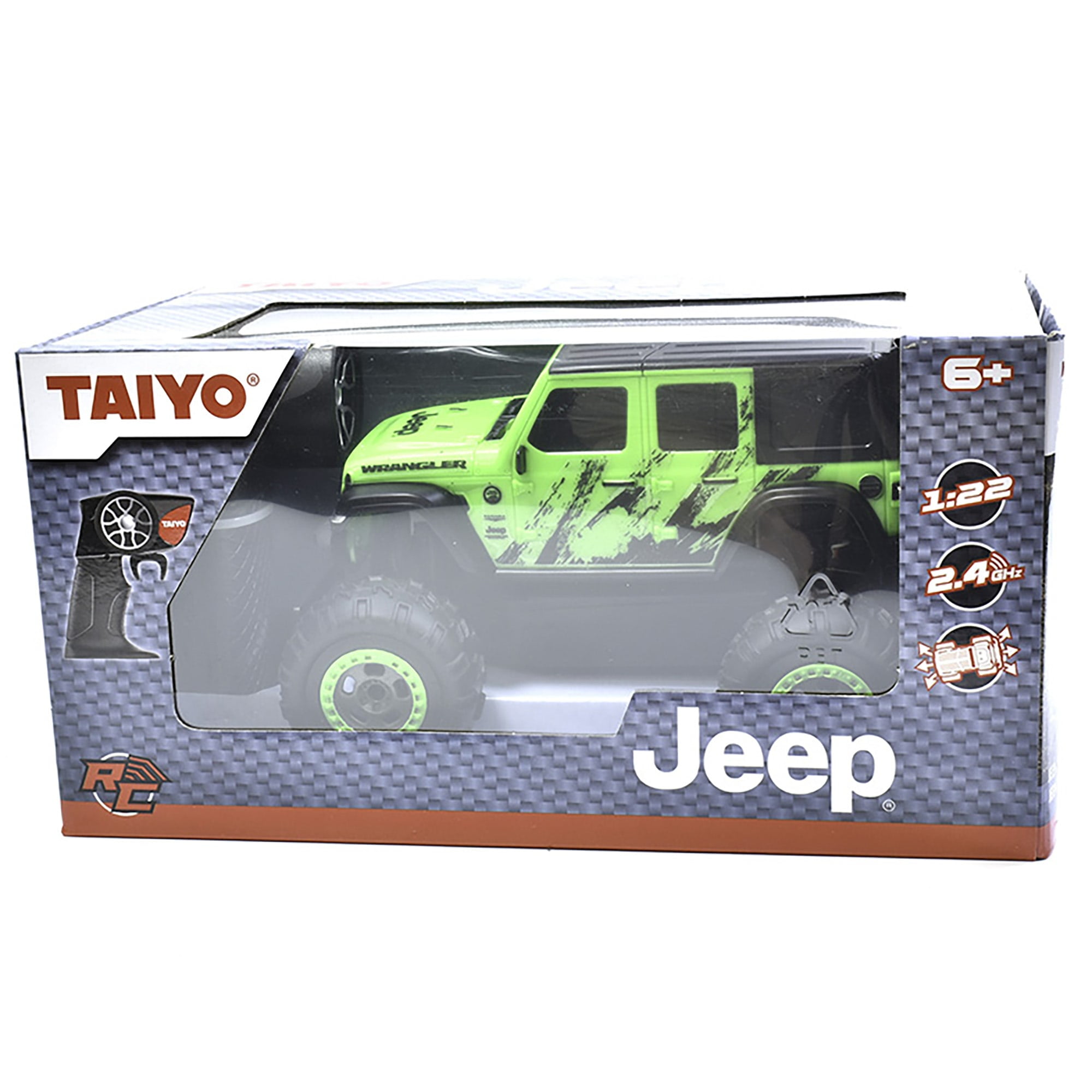 Taiyo: Jeep Wrangler Sahara Unlimited 1:22 Scale R/C Vehicle in