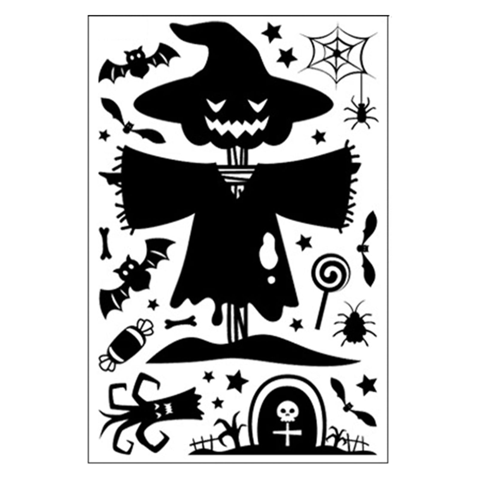 Autoaufkleber Hexe Witch Fledermäuse Mond Tattoo Auto Aufkleber Sticker Motorhaube A518