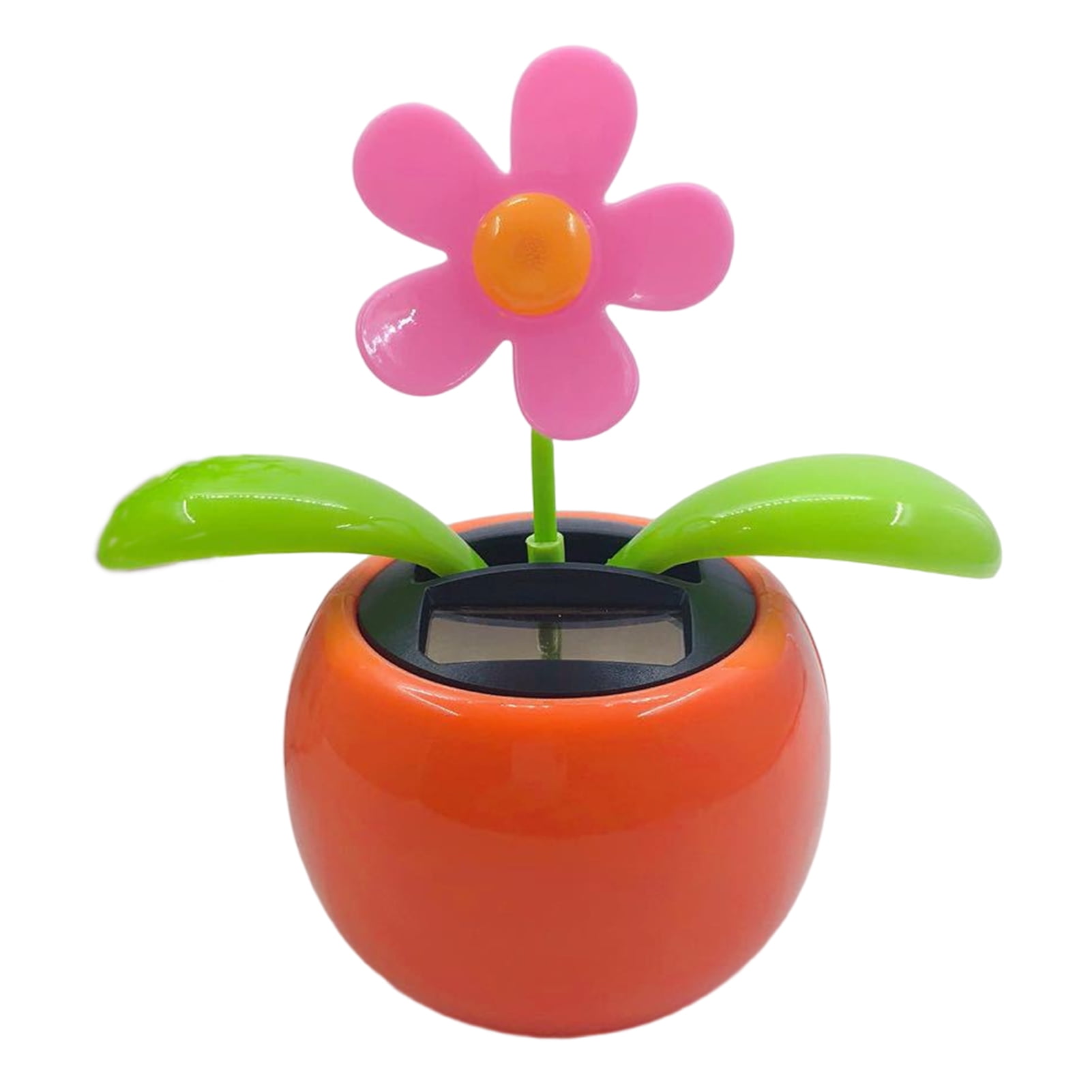 Taize Car Ornament Funny Solar Powered Cartoon Vibrant Ornamental