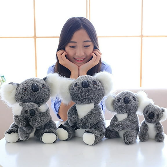 Taize Cute Simulated Koala Plush Toy Super Soft Stuffed Animal Doll Birthday Gift