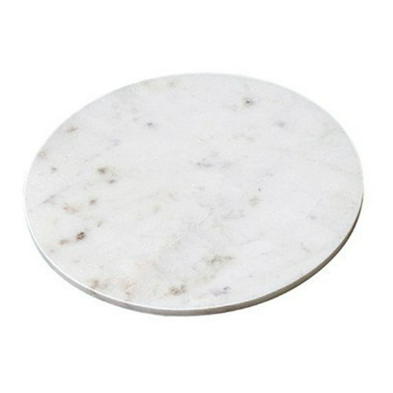 "Taj" Creamy White 12" Round Board