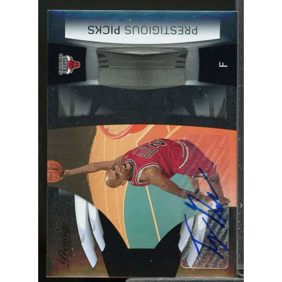 Taj Gibson Card 2009-10 Prestige Prestigious Picks Signatures Black #24