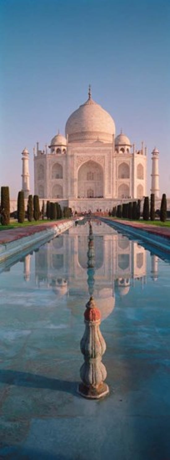 Taj Mahal Agra Uttar Pradesh India Canvas Art - Panoramic Images (12 x 33)