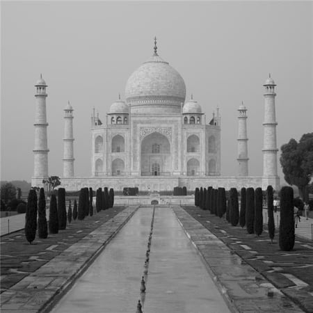 Taj Mahal Agra Uttar Pradesh India Poster Print, Large - 24 x 24