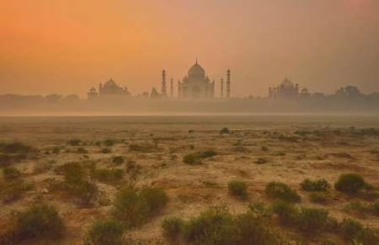 Taj Mahal At Dusk Canvas Art - Vichaya (24 x 36)