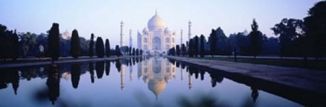Taj Mahal India Canvas Art - Panoramic Images (18 x 6)
