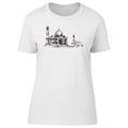 thumbnail image 1 of Taj Mahal, India, Sketch T-Shirt Women -Image by Shutterstock, Female Small, 1 of 2