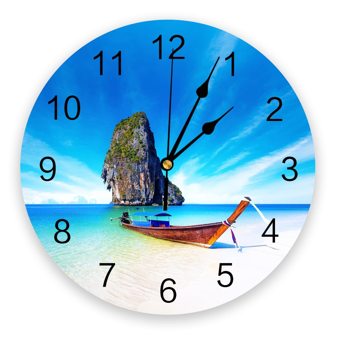 Taj Mahal Thailand Round Wall Clock for Home Decor Living Room No