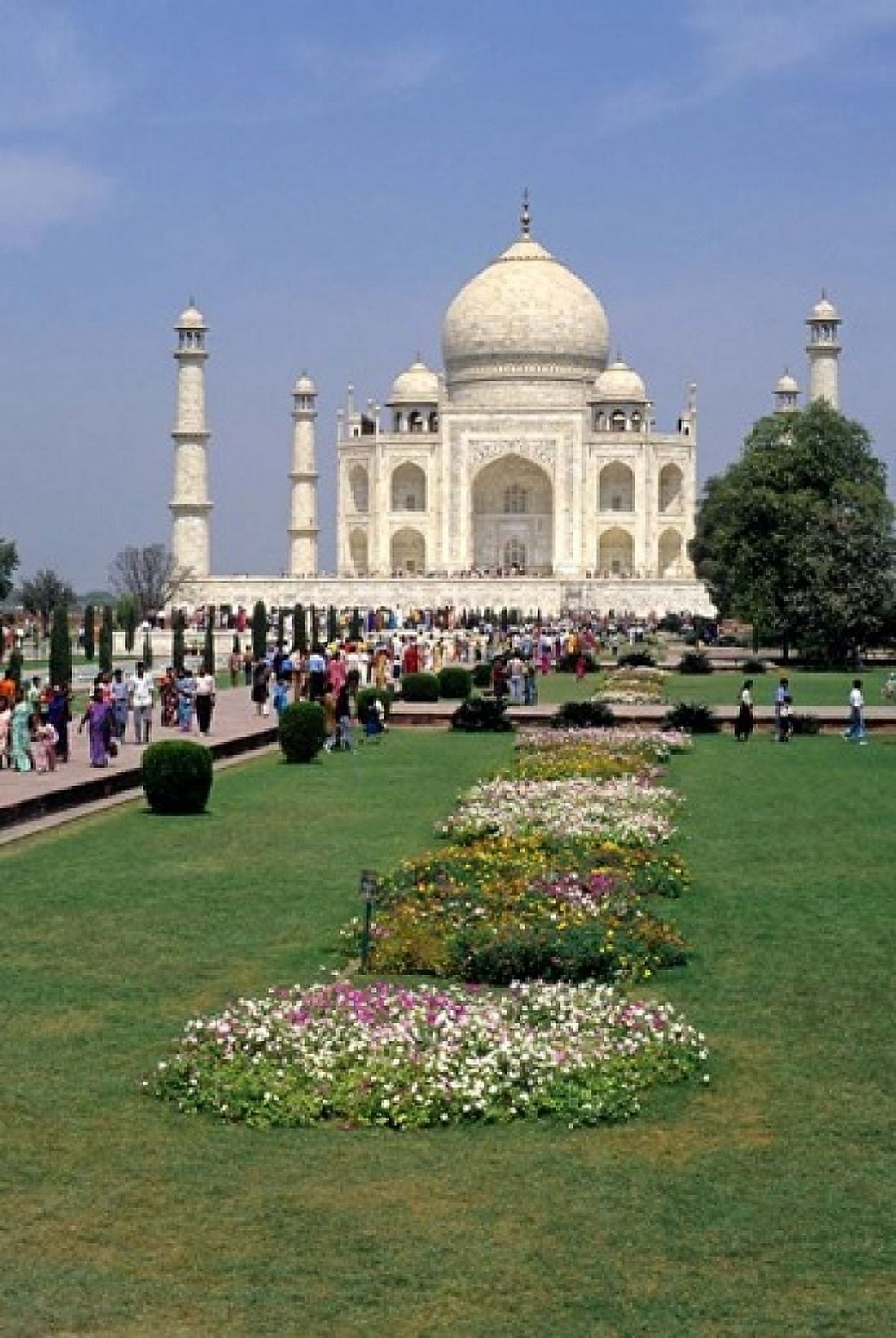 Taj Mahal in Agra India Canvas Art - David R Frazier DanitaDelimont (11 x 17)