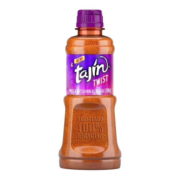 Tajín Twist Seasoning, Sweet and Spicy Seasoning 10.6 oz (Pack of 4)