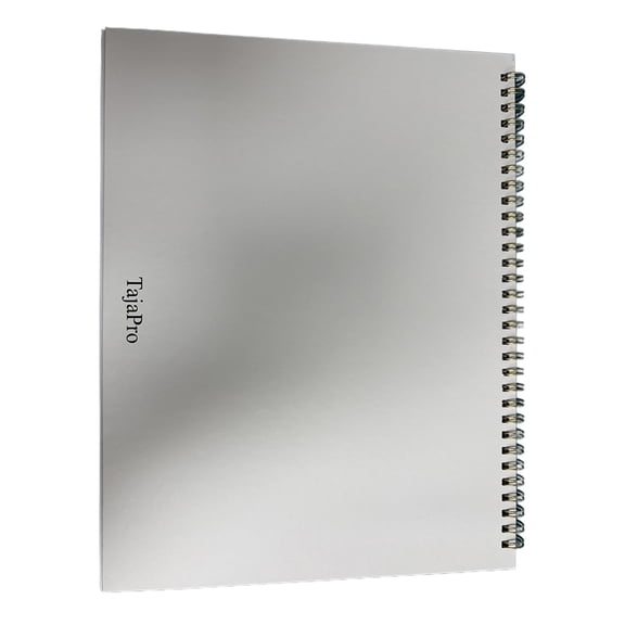 TajaPro Printed note books, 8.511, Weekly To Do List Notepad, 52 Sheets, Spiral Bound, PP Cover
