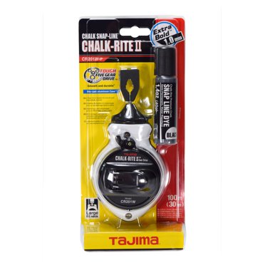 Tajima CR201W-P Chalk-Rite II Gear Drive Fast-Wind Chalk Snap-Lines