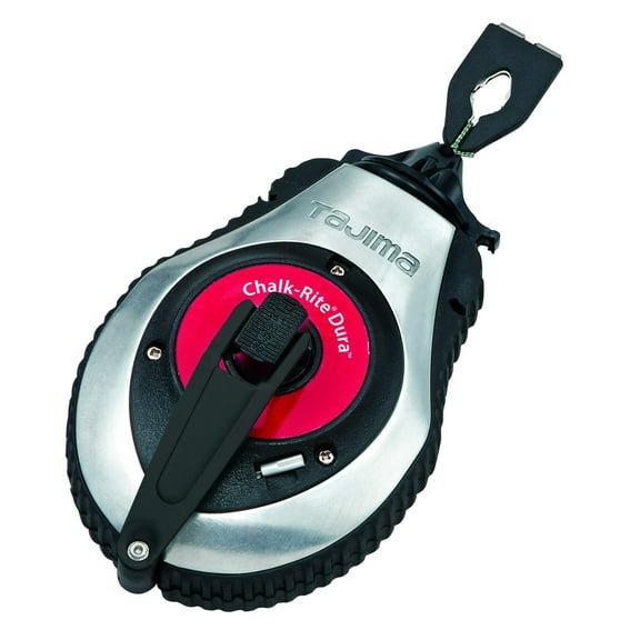 Tajima CR401S Chalk-Rite Dura Reel and Premium Braided Line with Fast-Rewind System, 1 mm x 30 m