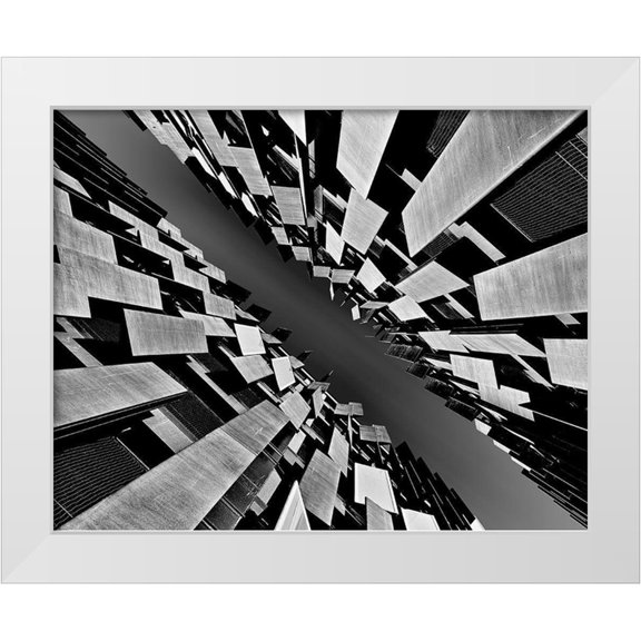 Tajima, Koji 14x12 White Modern Wood Framed Museum Art Print Titled - Slash